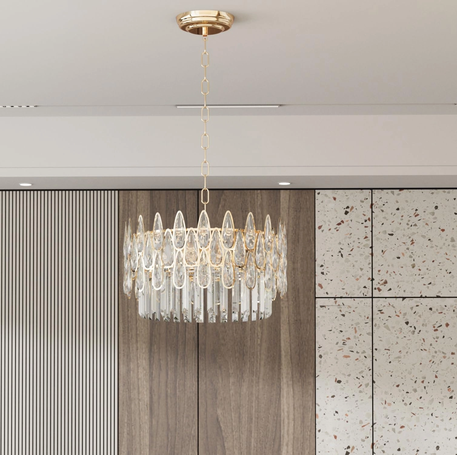 Wisfor XT188-40 - 40cm Round Gold