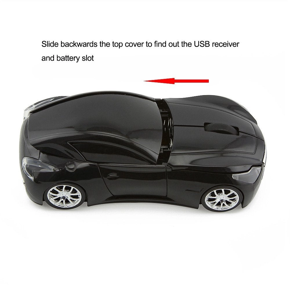 Roadster Sports Car Shape Mouse - Wireless