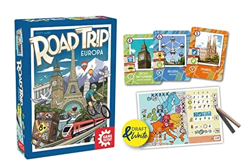Road Trip Europe - Card Game
