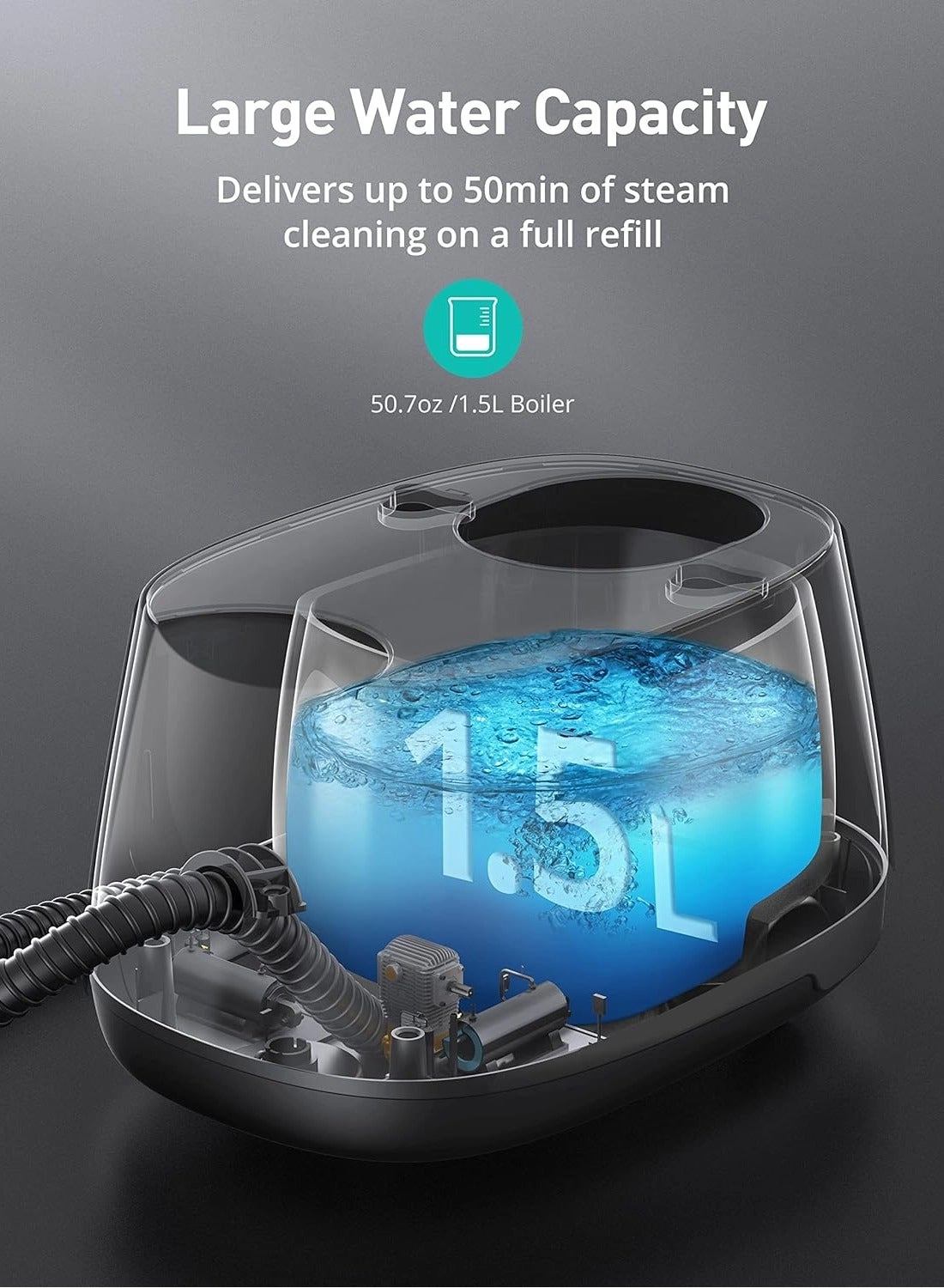 Steam Cleaner - 4bar 1.5 Liters