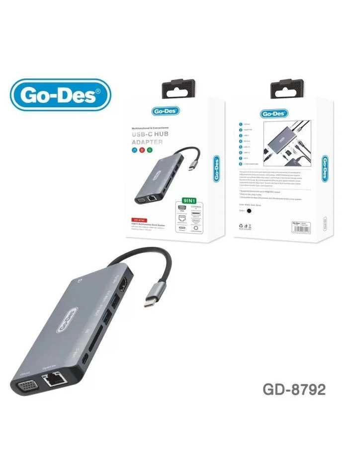 GD-8792 - USB-C HUB HDMI