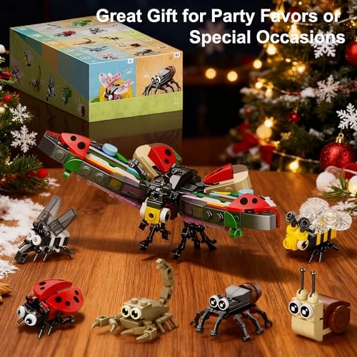 10-in-1 Create 10 Fun Critters - 10 unique critter models large dragonfly 10 pcs