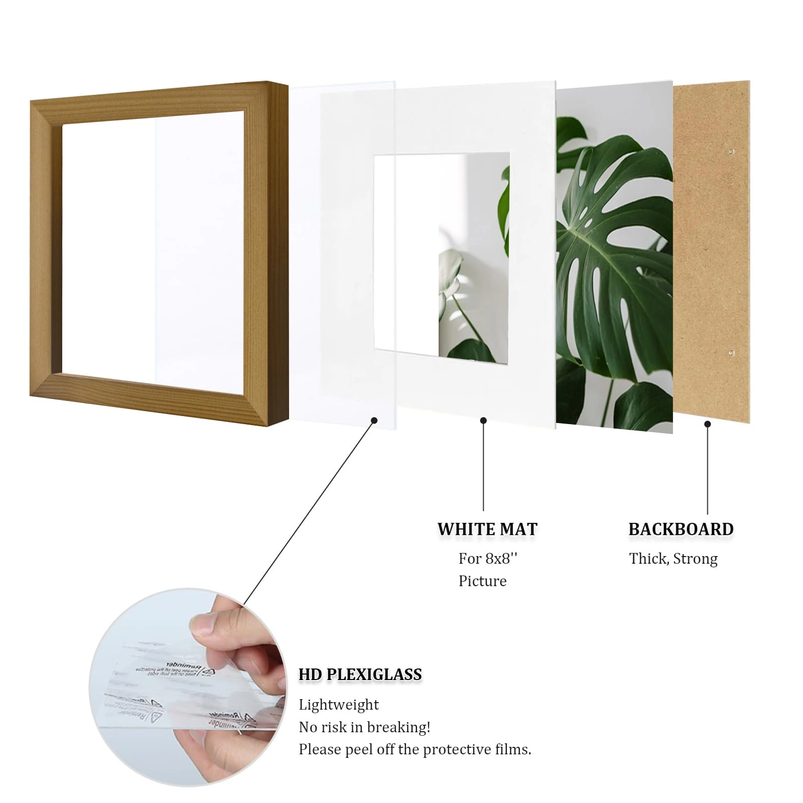11x11 Picture Frames - 4 Count