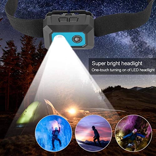 Yctze DV sports camera, 120 degree ultra wide angle, one touch turn on LED spot, with super bright spot.(Black Blue)
