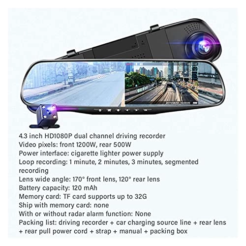4.3 Inch Car DVR - 1080P
