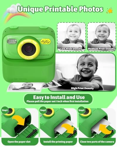 Kids Camera - Instant Print Thermal 48MP