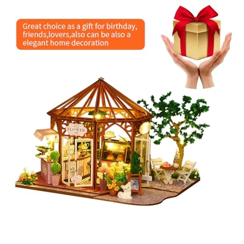 Miniature Wooden Dollhouse Furniture Kit - Creative Room 1:24