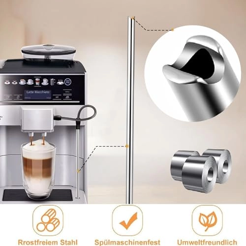 Milk Tube - 18 cm + Milk Hose - 215 mm + Milk Hose Brush