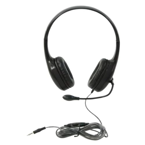 On-Ear Headset with Gooseneck Microphone - Wired Headset