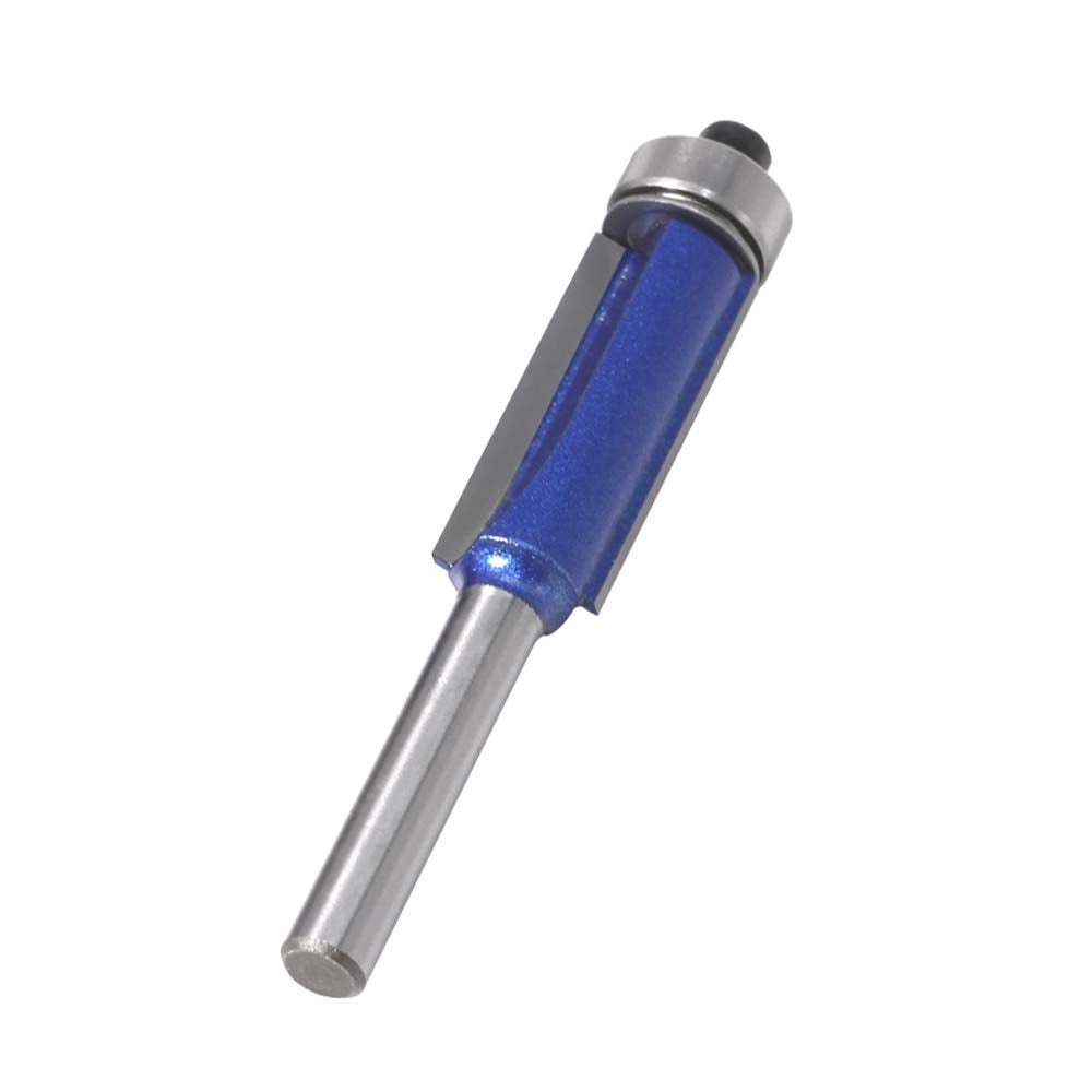 Flush Trim Router Bit - 1/4",5/16",3/8",1/2" 1/4" 4PCS