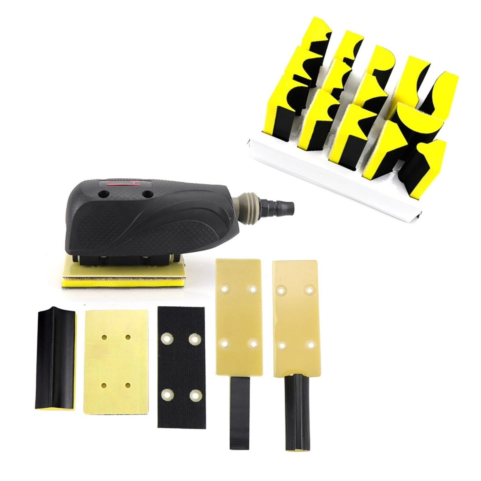 LPSlajk Pneumatic Orbital Sandpaper Machine - Square Sander 5500-6000rpm