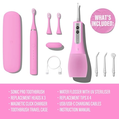 Sonic Pro - Electric Toothbrush + Water Flosser - UV-C Sterilisation