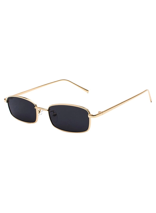 Maidis Rectangular Sunglasses - 31 mm Dark Grey