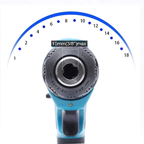 Cordless Drill Driver - 1.5Amp Hours 18 Volts Bundle