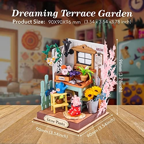 DIY Miniature Dollhouse Kit - Holiday Living Room