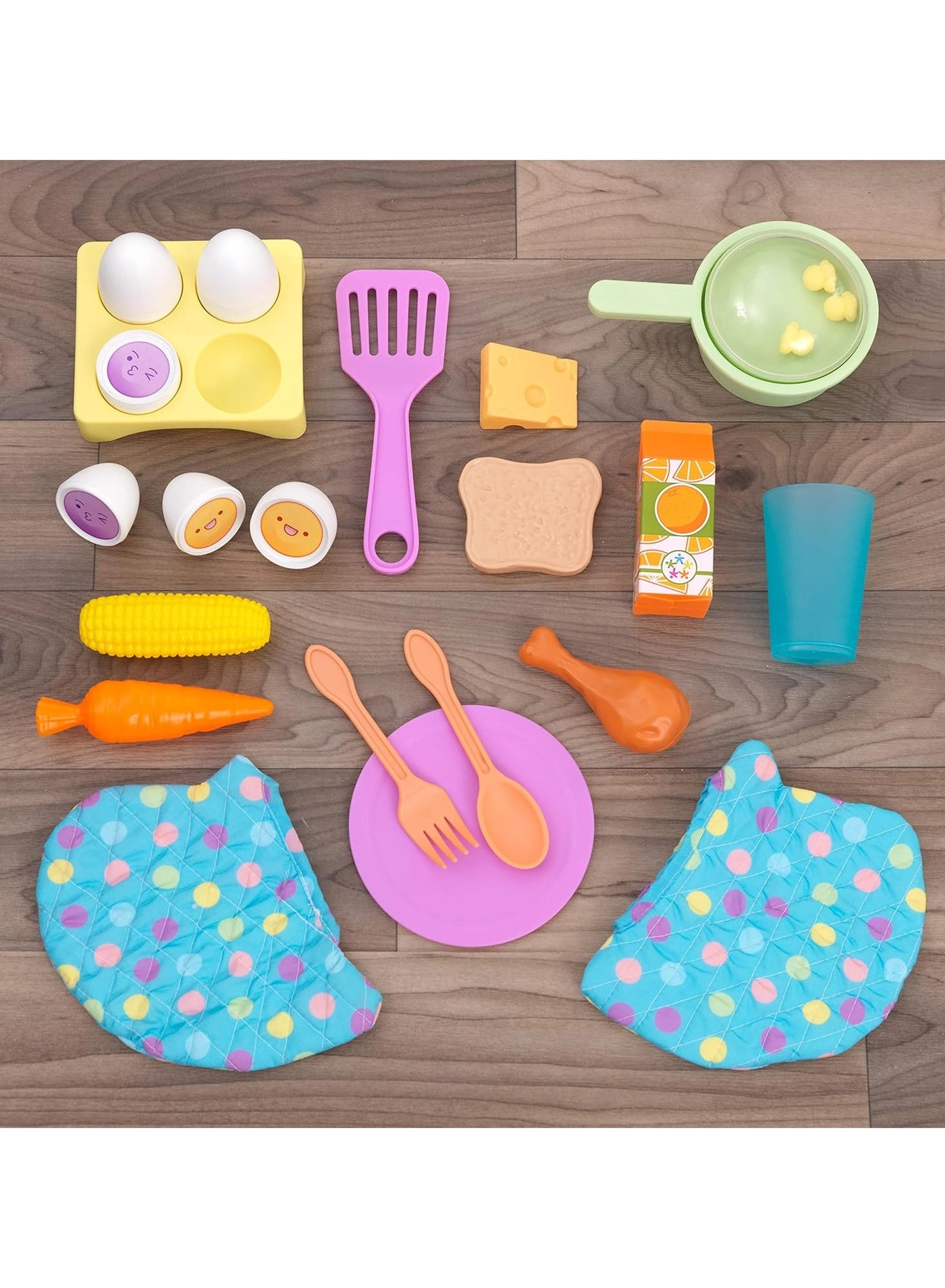 Chef Foody Friends Play Kitchen - 30+ pcs