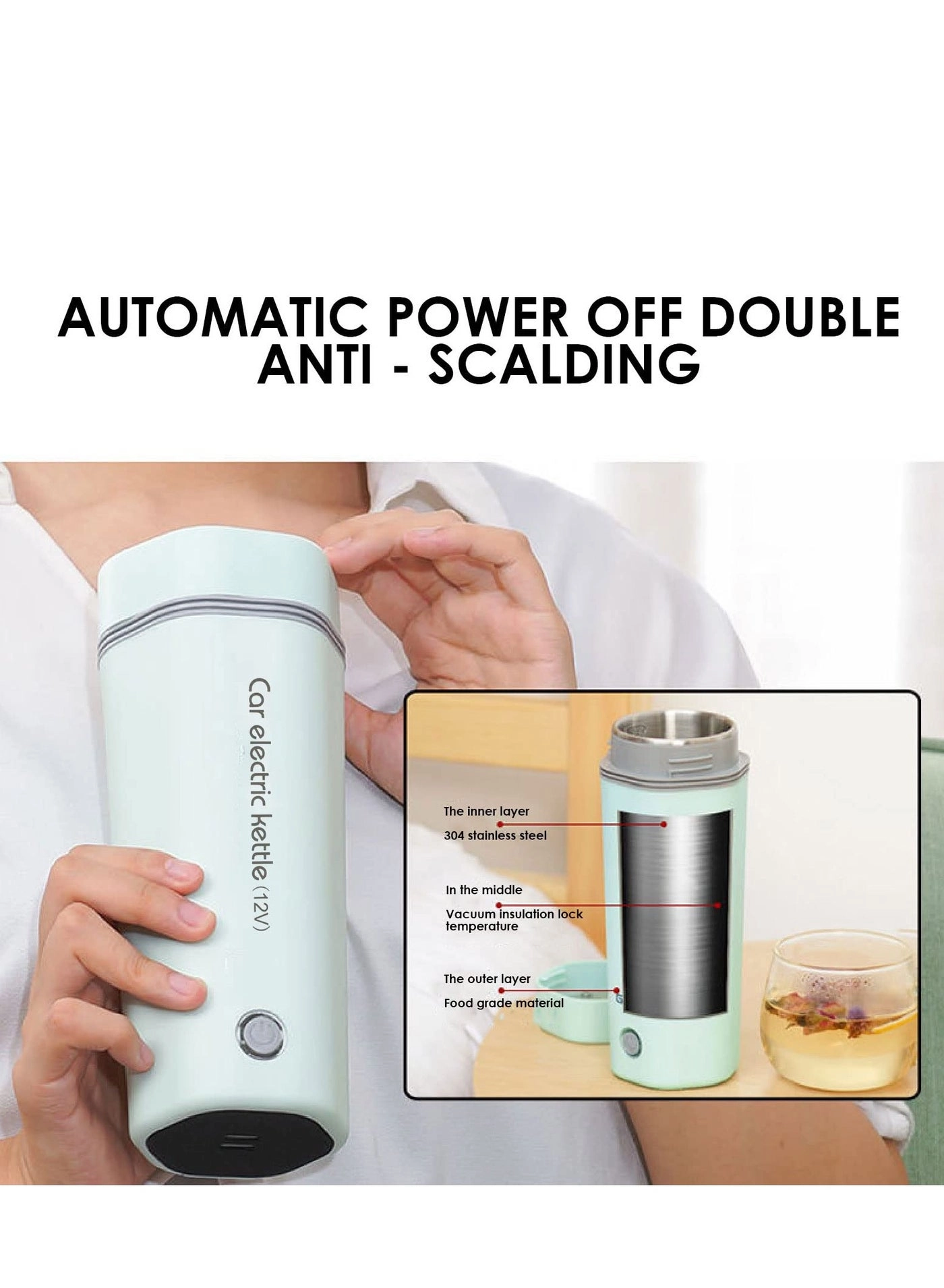 Portable Travel Electric Kettle
