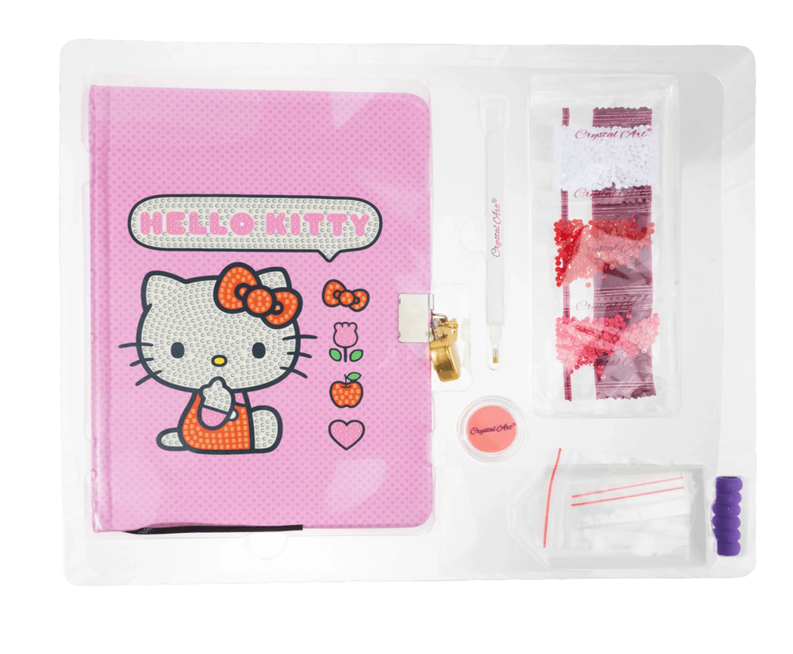 Hello Kitty Crystal Art Secret Diary - 8+ years