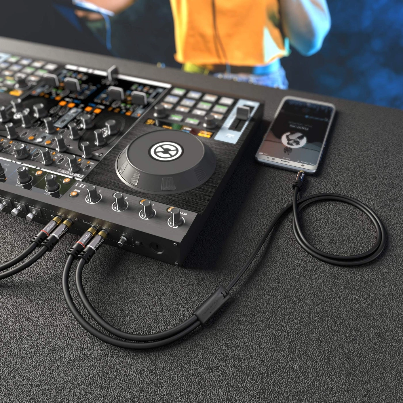 RCA to Jack 3.5mm Adapter Cable - 10ft