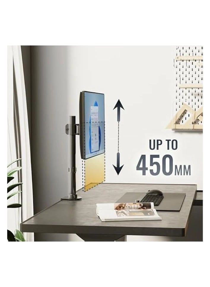 Monitor Mount Arm - Single 20 to 32 inches 75x75mm and 100x100mm