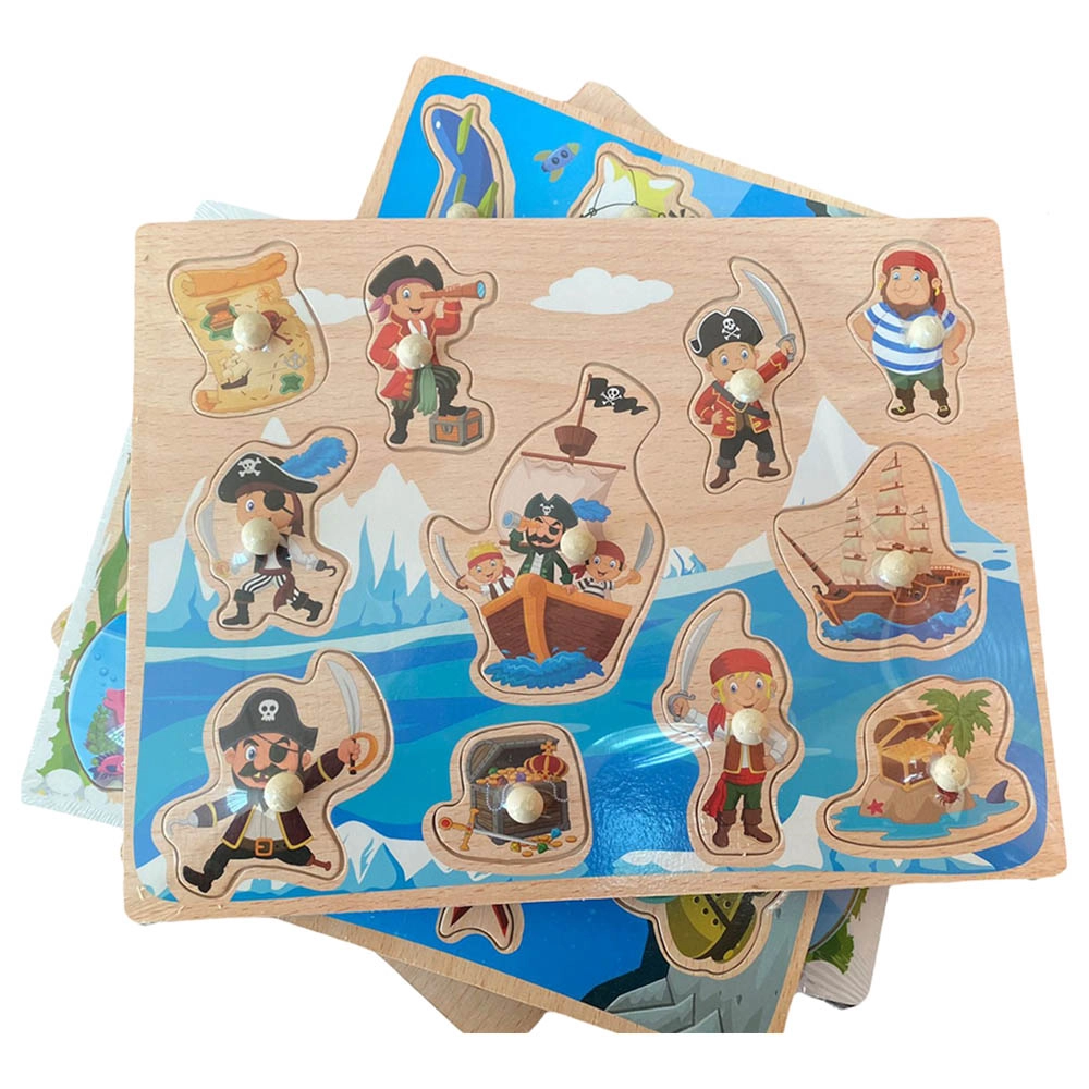 Pirate Peg Puzzle - Ages 2 to 4