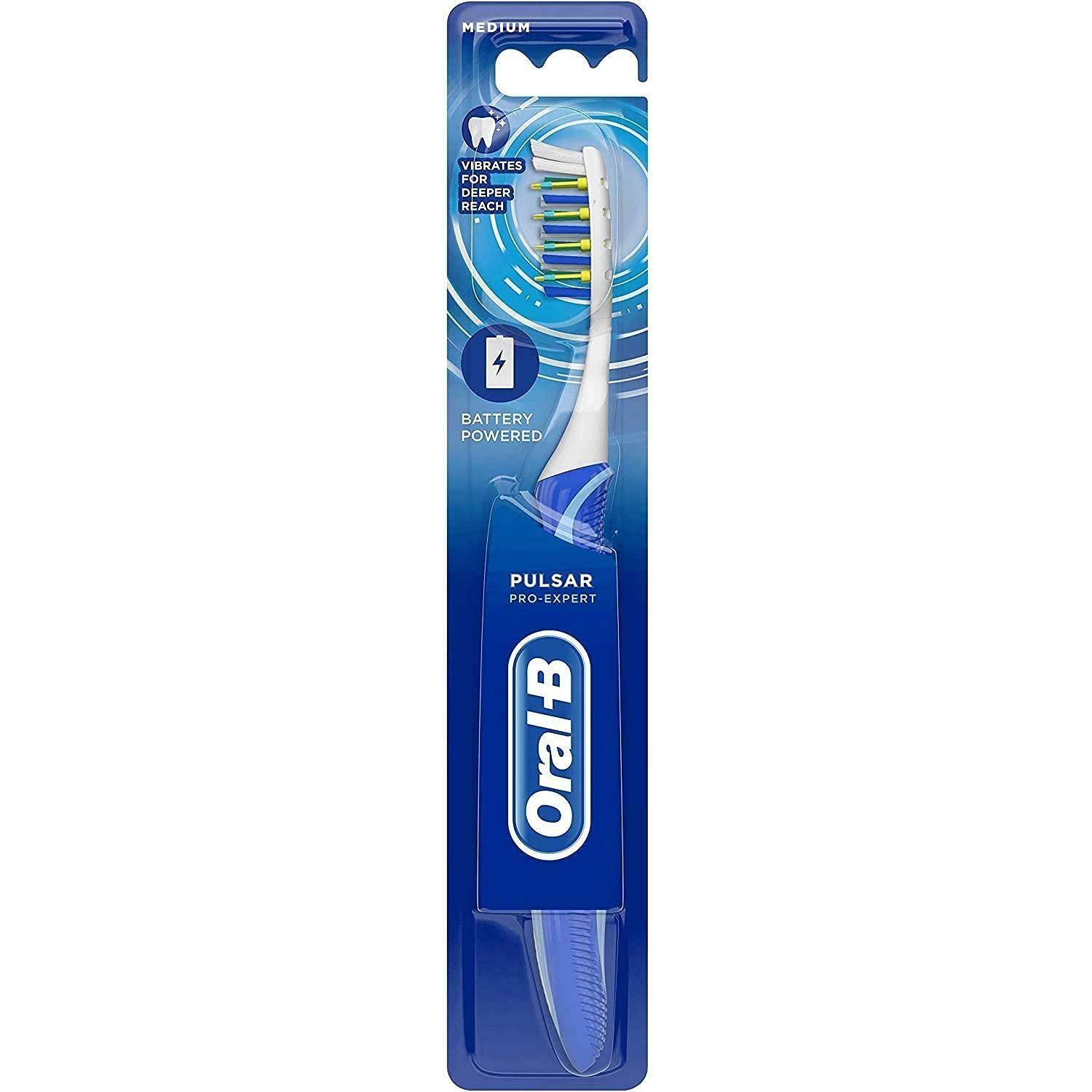 Oral-B Pulsar Pro-Expert - Battery Powered Vibrating Bristles Orange