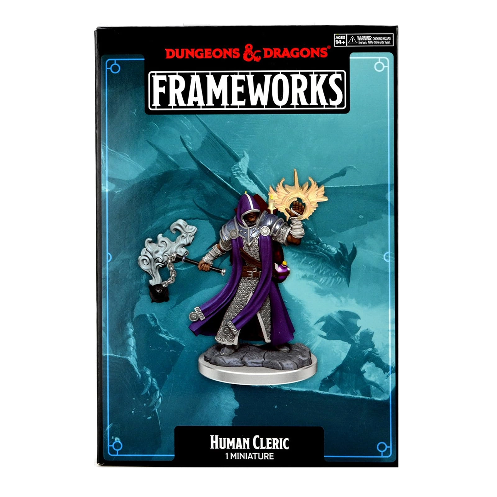 WizKids Human Cleric Male - D & D Frameworks W1 - 14 years 1 piece