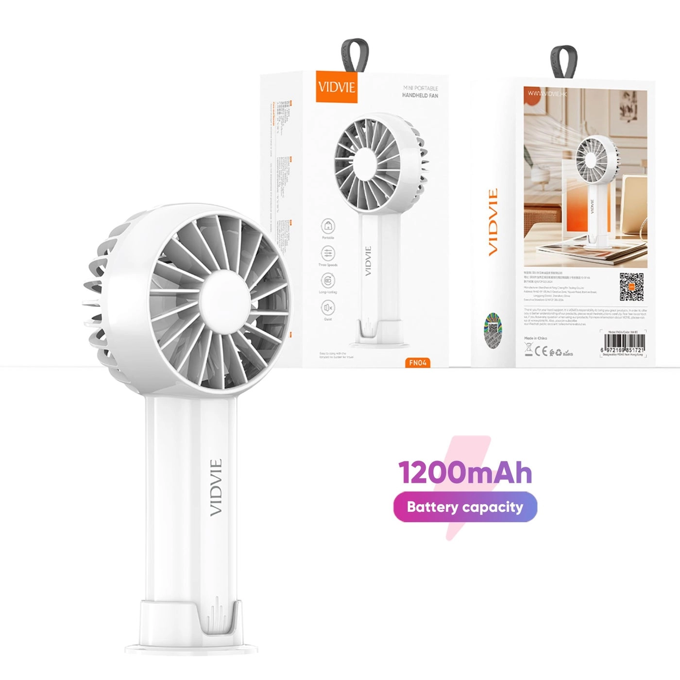 FN04 - Portable Handheld Fan