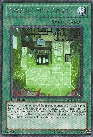 Yu-Gi-Oh! Psychic Feel Zone EXVC-EN056 - 1st Edition