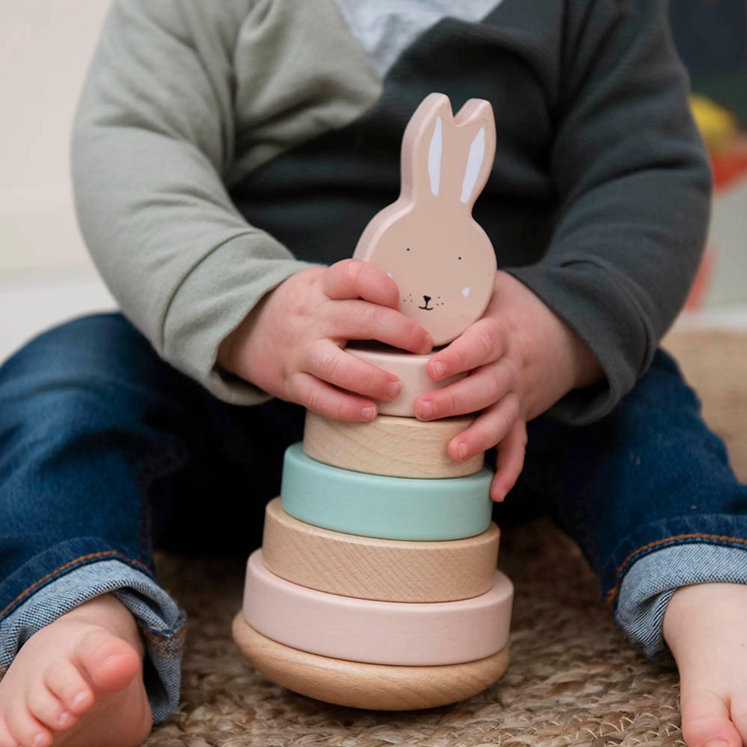 Wooden Stacking Toy - Suitable for 12 months & above