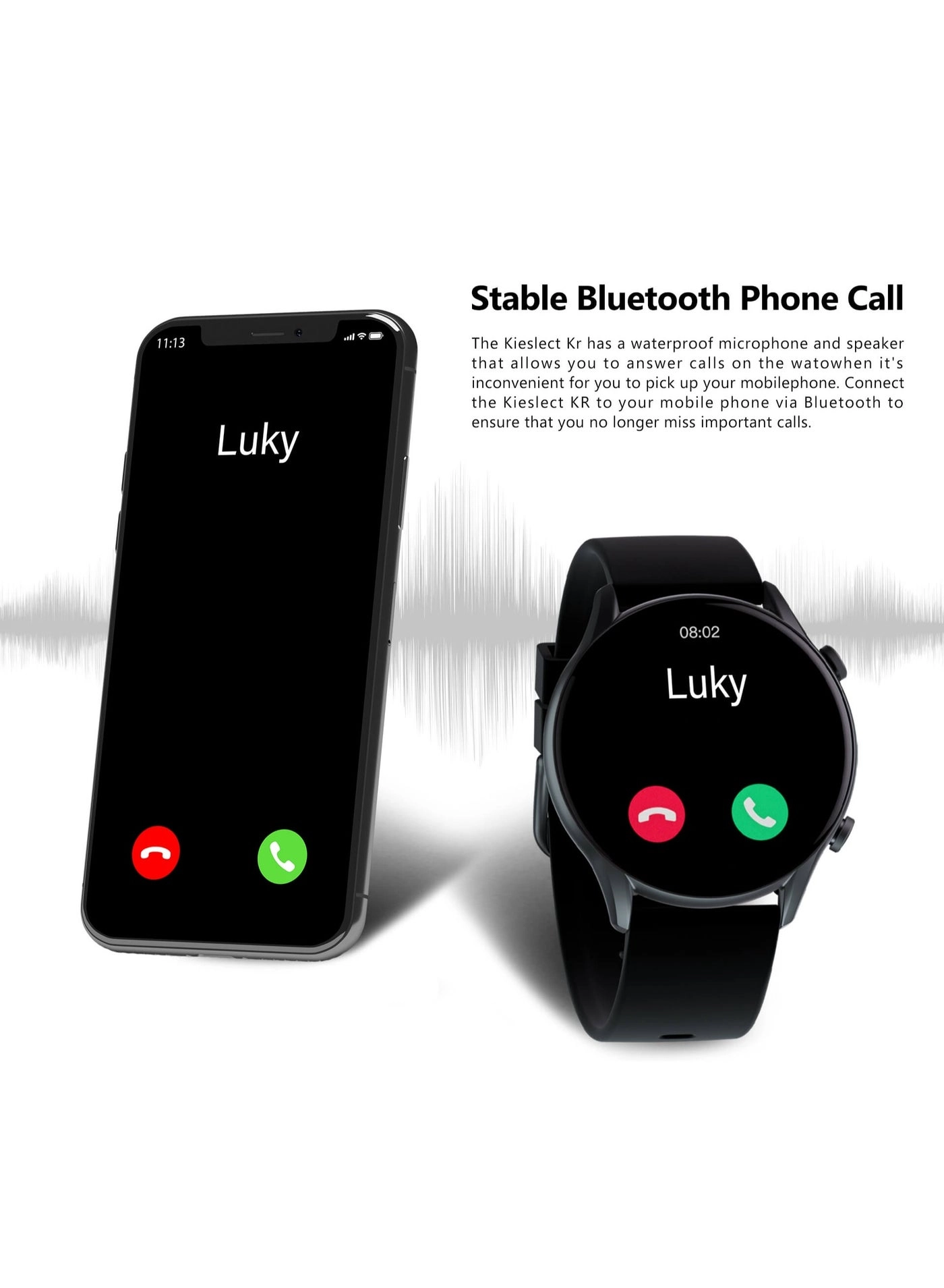 Calling Smart Watch Leather