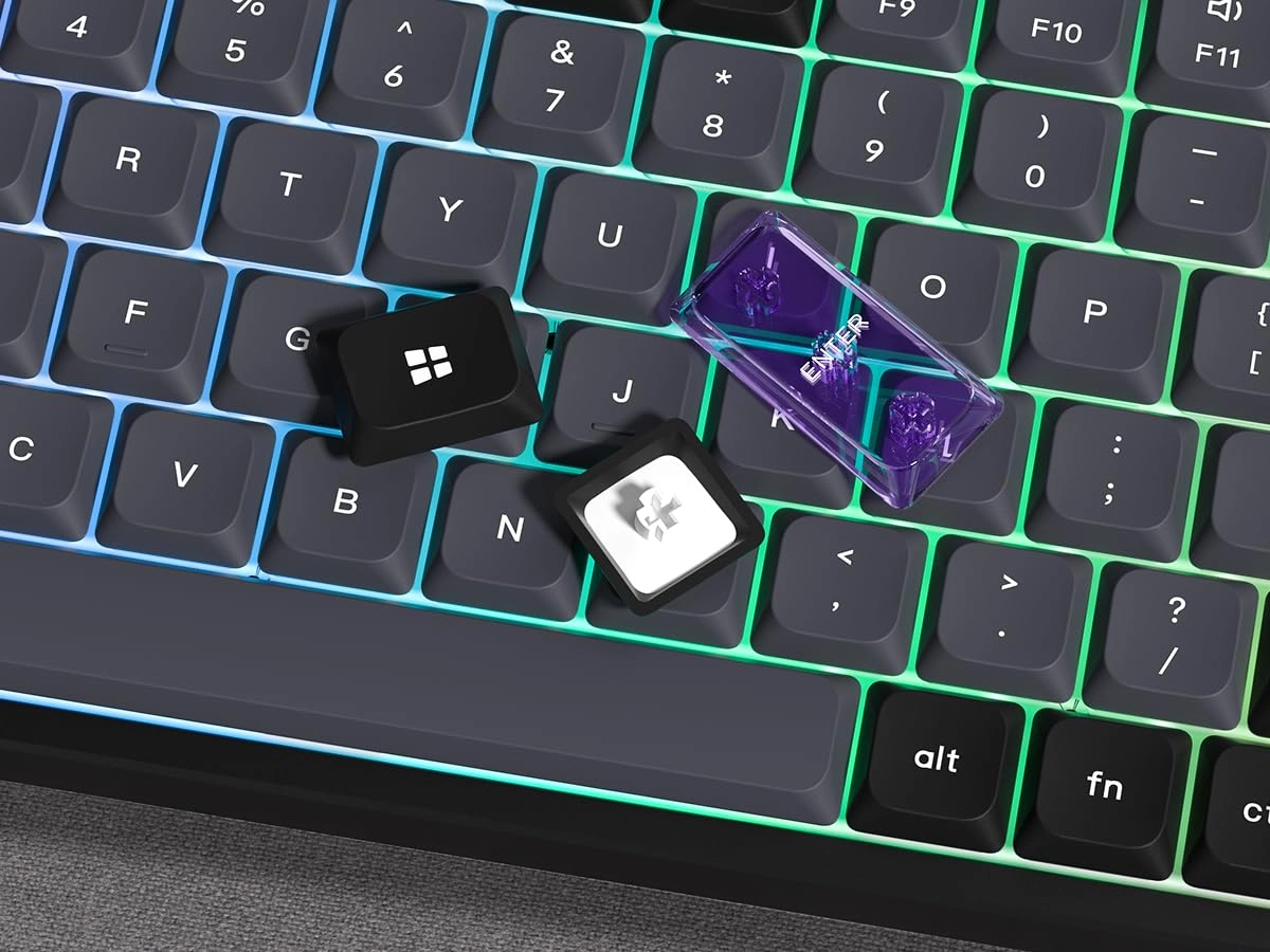 Low Profile keycaps - Double Shot PBT 60/75/100 Percent