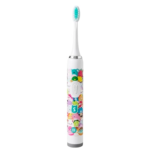 Squishmallows Sonic Toothbrush - Ultra Soft Bristles Battery Powered