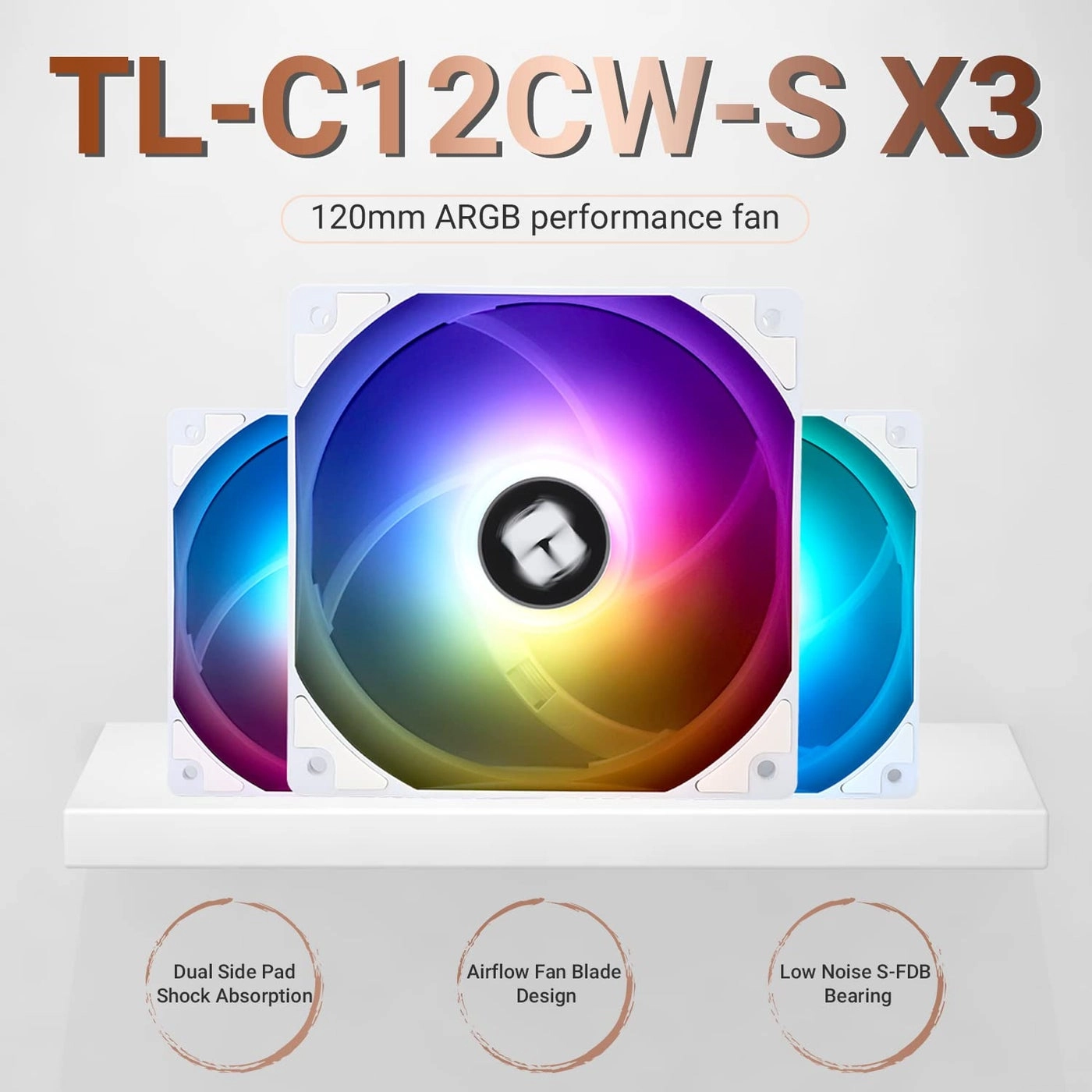 TL-C12CW-S - 3 fan(s) 120mm