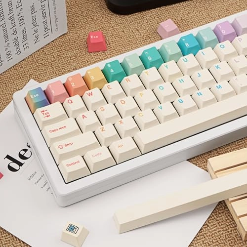 Cute White Keycaps - Wired