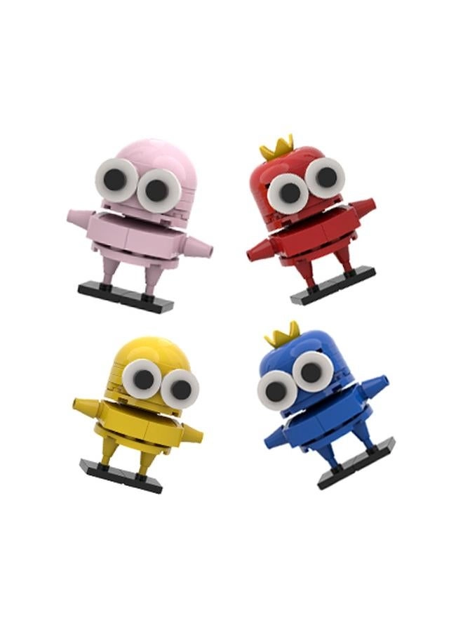 Smiling Critters - Multicolor Building Block Set