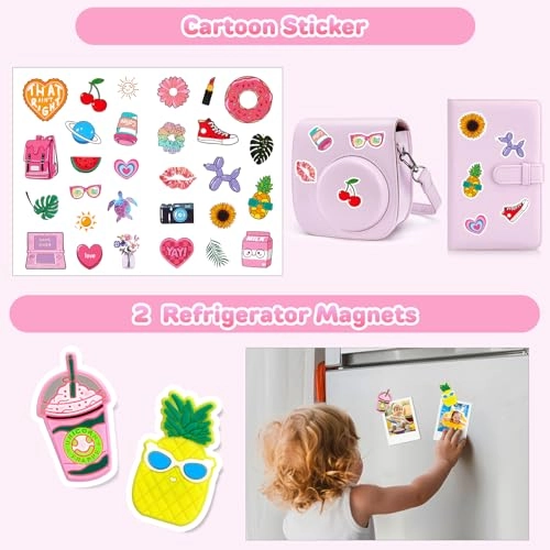 Instant Camera Accessory Set for Instax Mini 12 - 19 x 12 x 2 cm Mini 12/11/9