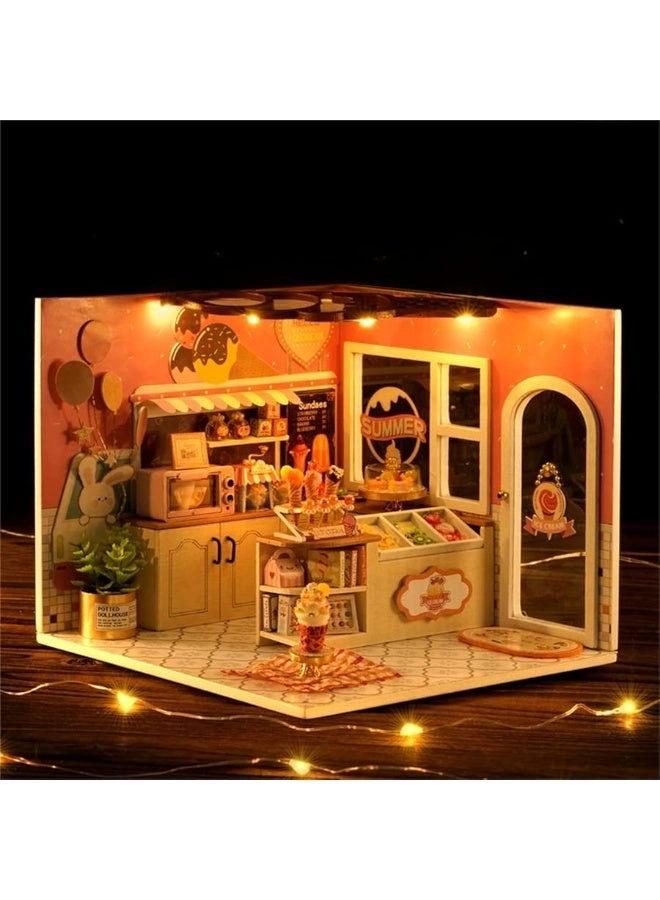 Dollhouse Miniature DIY House Kit - Creative Room 1:100
