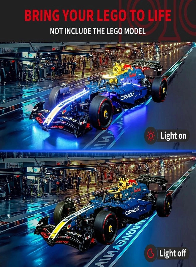 Light Kit for LEGO Oracle Red Bull Racing RB20 F1 Car 42206