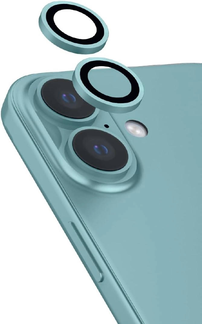 Moxedo Anti-Glare Tempered Glass Camera Lens Protector for iPhone 16 / iPhone 16 Plus (2-Pack)