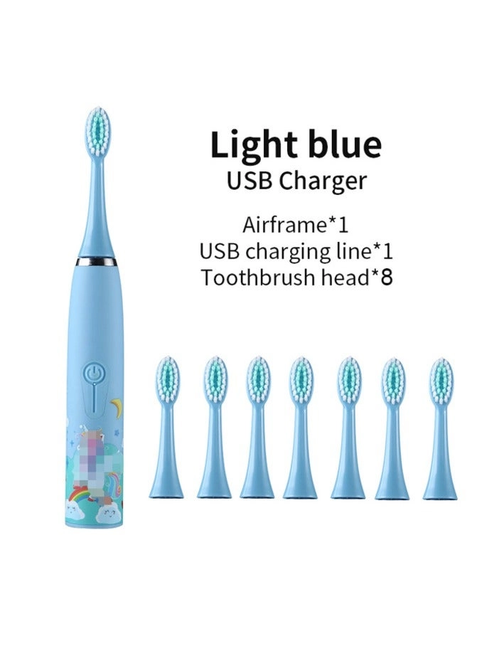 Electric Toothbrush - Children's Cartoon Pattern Ultrasonic