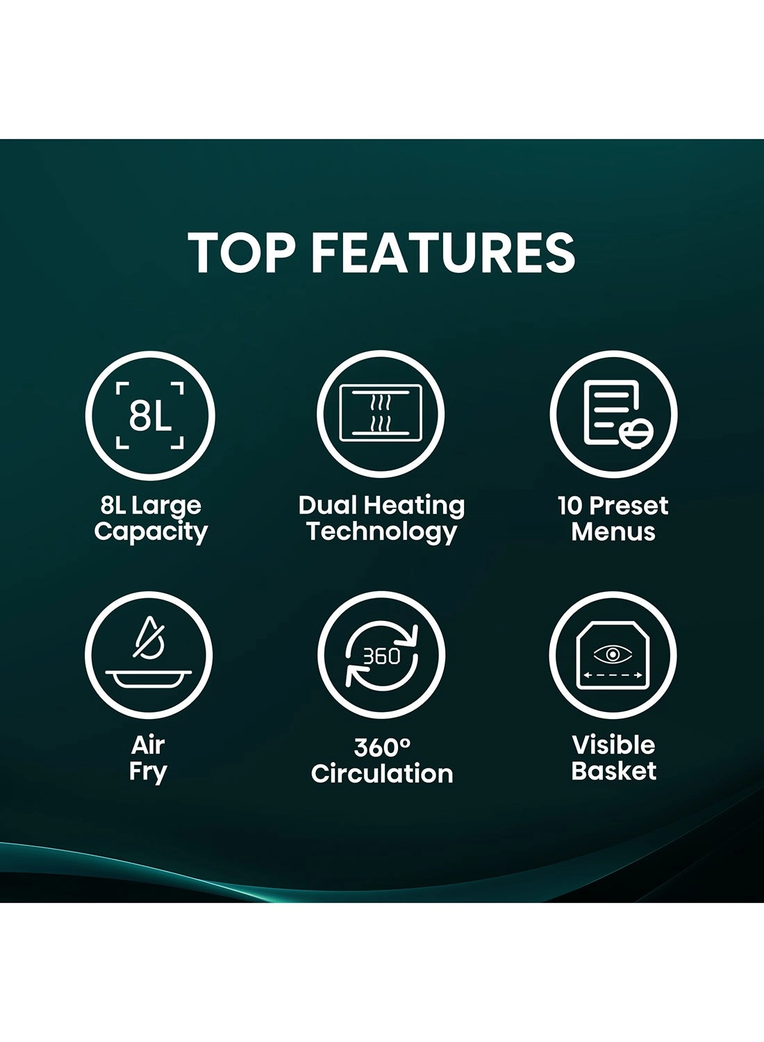 Dual Air Fryer H08AFBK1S4