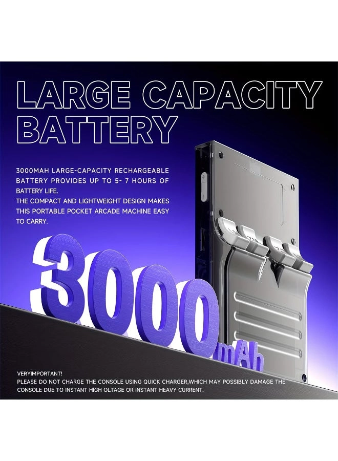 Handheld Game Console - 4.3-Inch IPS Display 30,000+ Games