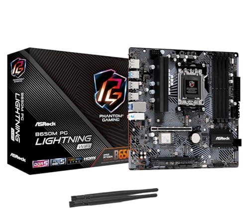 Asrock B650M PG Lightning - WiFi 6E Socket AM5 DDR5