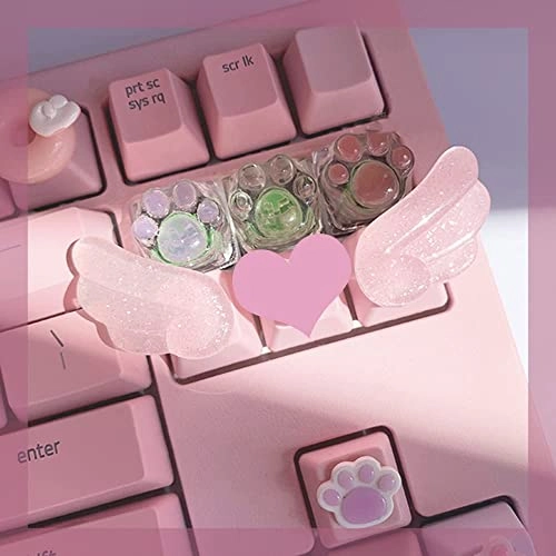 Handmade Cute Keycaps - Cherry MX Compatible Pink PBT R4