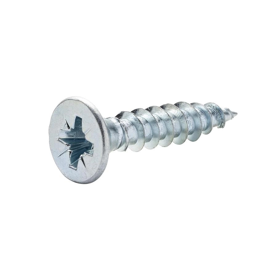Zinc-Plated Carbon Steel Wood Screw - 30 mm 6 mm