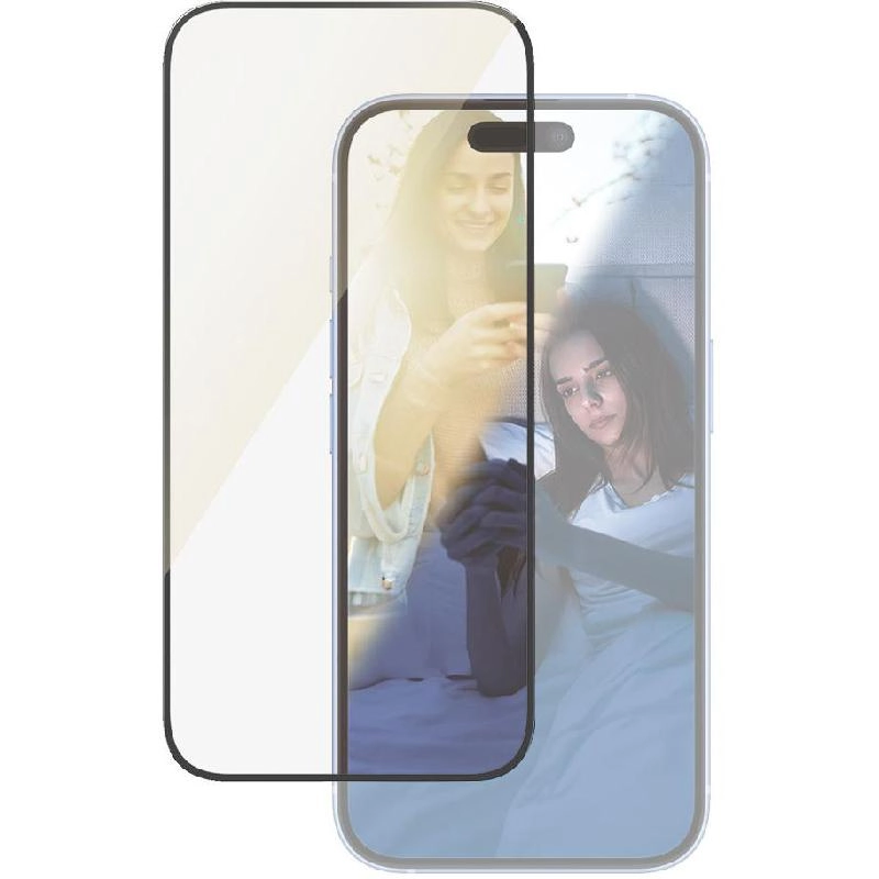 Ultra Wide Fit Clear Tempered Glass Screen Protector for iPhone 16 Plus