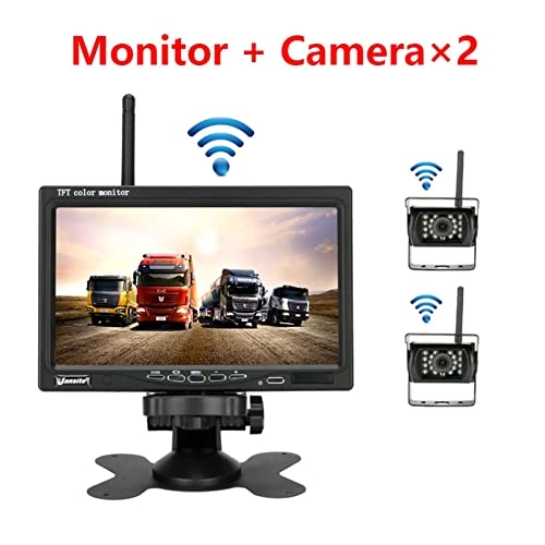 Car Monitor - 7 Inch Wireless + Reverse Camera - Night Vision 420 TVL