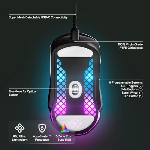 Aerox 5 Gaming Mouse - Wired