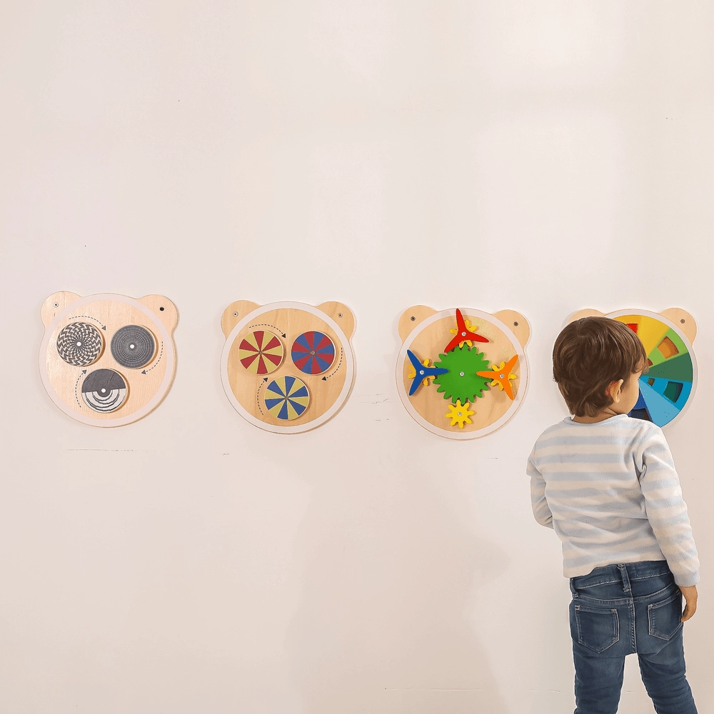 Spinning Points Bear Head - 18m+